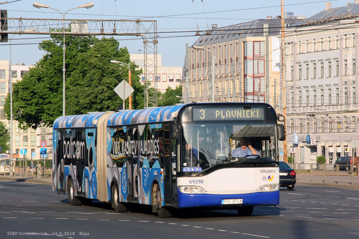 Латвия, Solaris Urbino II 18 № 69298