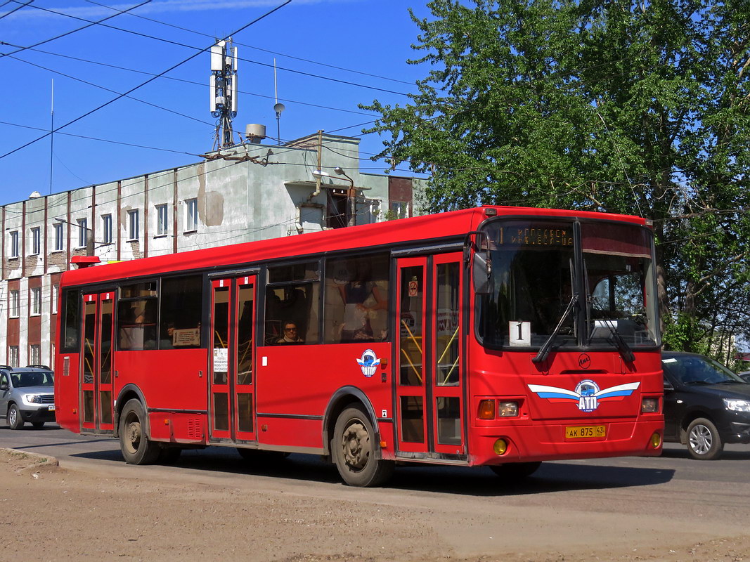 Kirov region, LiAZ-5256.53 č. АК 875 43