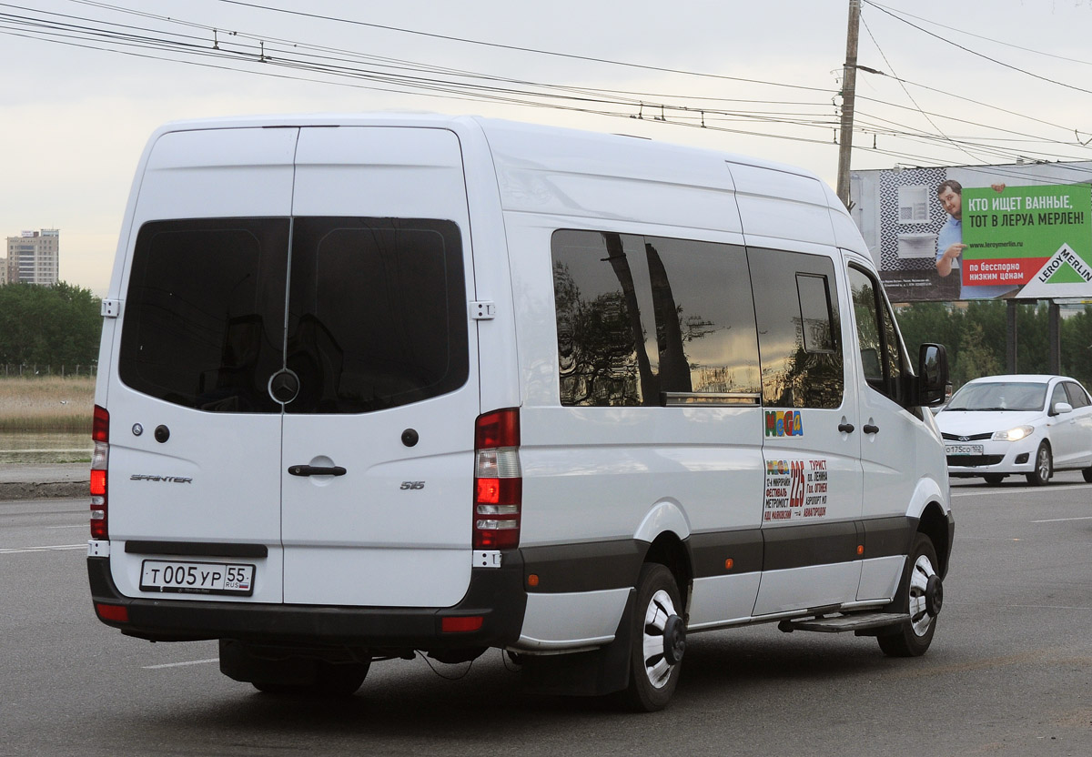 Омская область, Луидор-22360C (MB Sprinter) № Т 005 УР 55