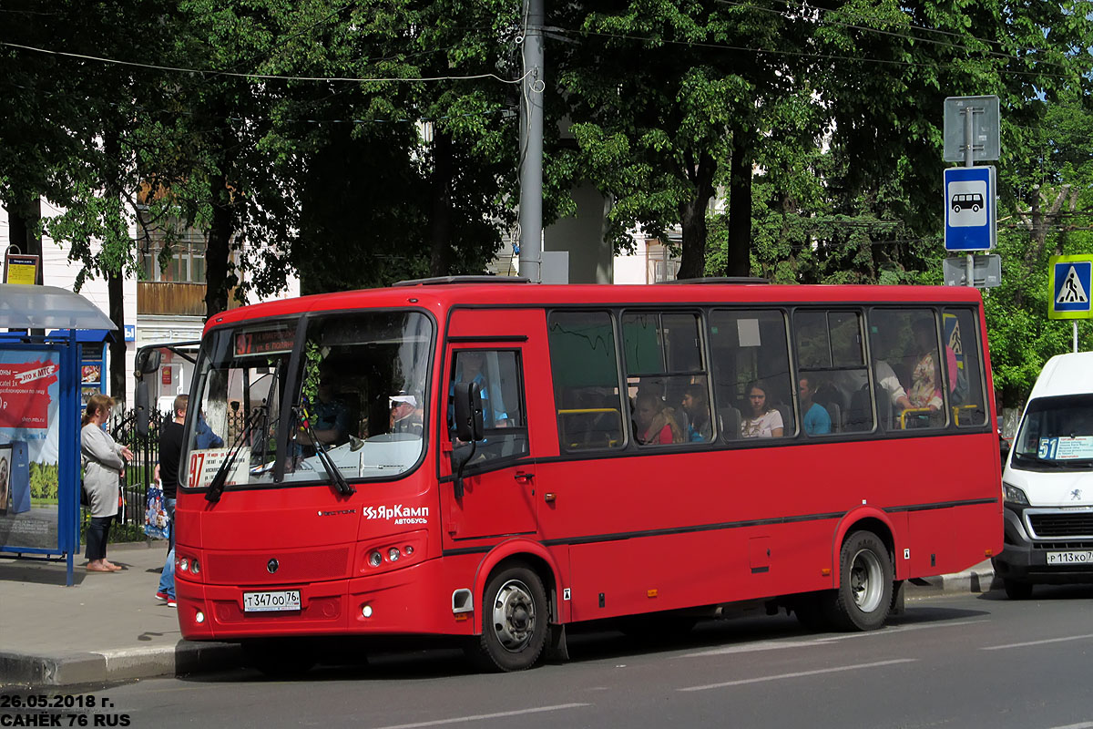 Ярославская область, ПАЗ-320412-04 "Вектор" № Т 347 ОО 76