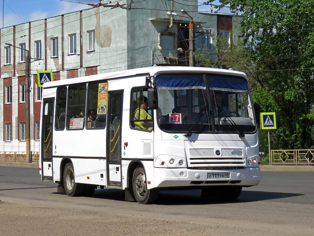 Kirov region, PAZ-320302-12 # О 111 УА 43