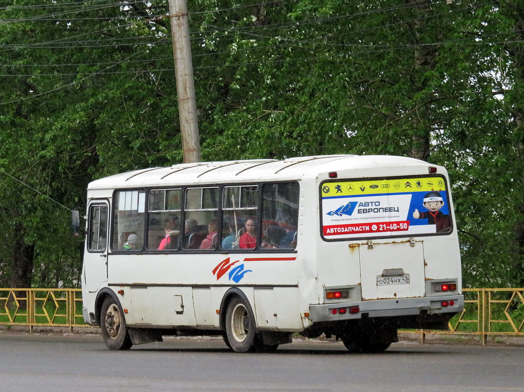 Кировская область, ПАЗ-4234 № О 024 НХ 43