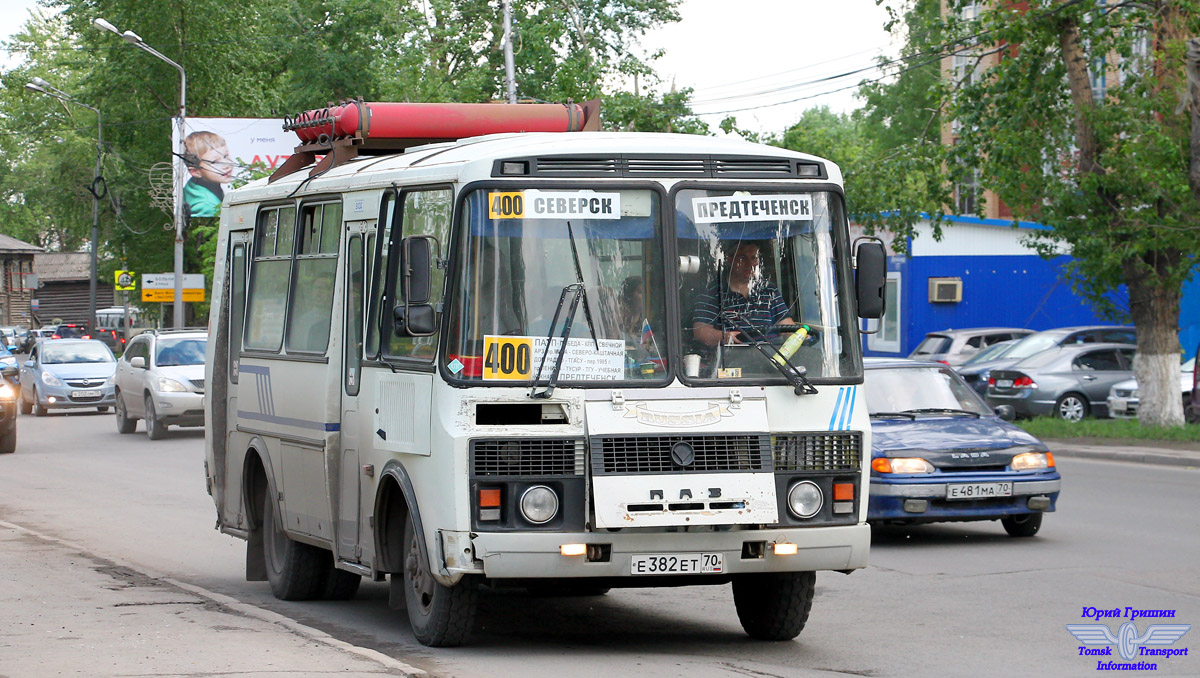 Томская область, ПАЗ-32054 № Е 382 ЕТ 70