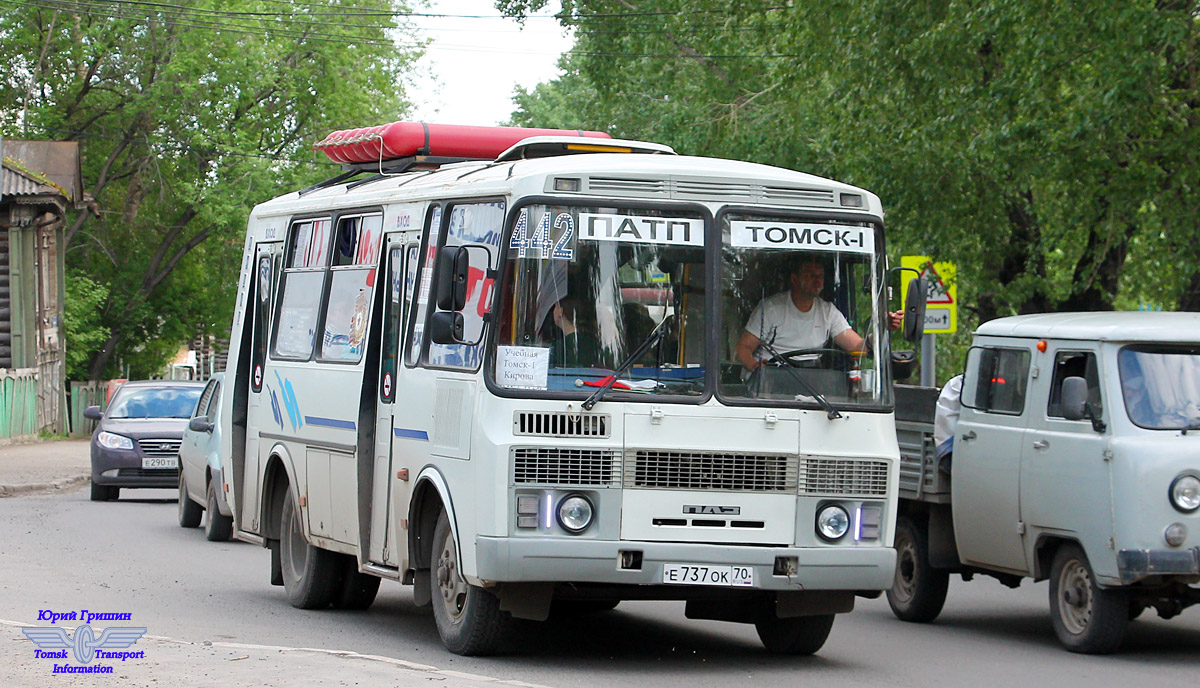 Томская область, ПАЗ-32054 № Е 737 ОК 70