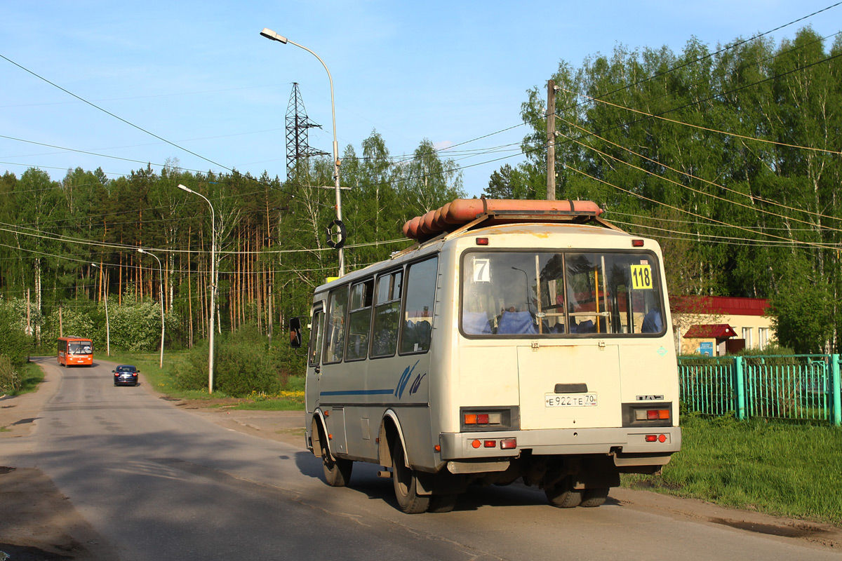 Томская область, ПАЗ-32053 № Е 922 ТЕ 70