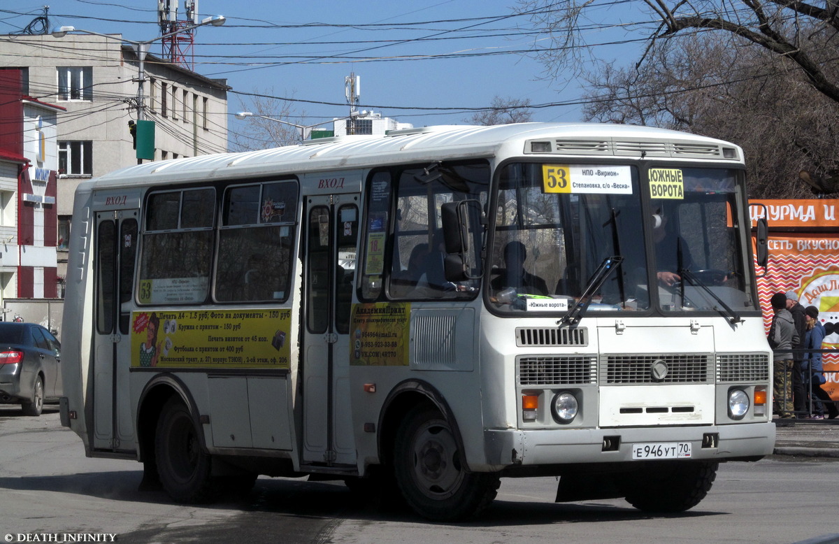 Томская область, ПАЗ-32054 № Е 946 УТ 70