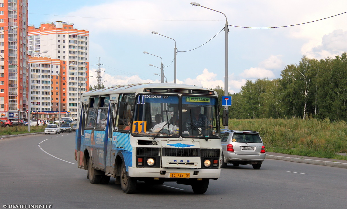 Томская область, ПАЗ-32054 № ВС 732 70