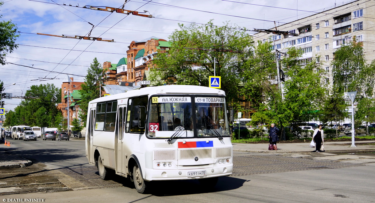 Томская область, ПАЗ-32054 № К 691 ТМ 70