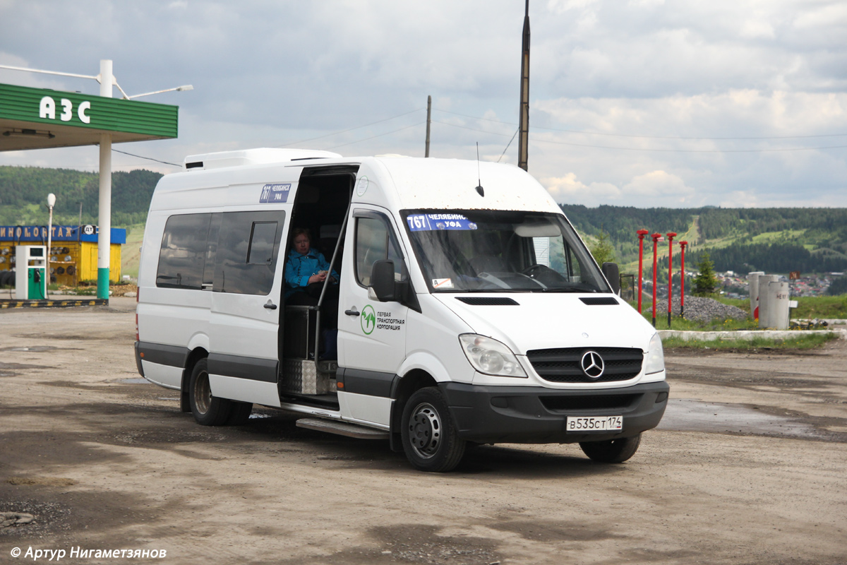 Челябинская область, Луидор-223602 (MB Sprinter) № В 535 СТ 174