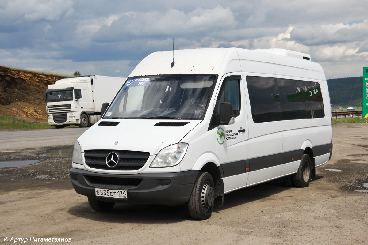 Челябинская область, Луидор-223602 (MB Sprinter) № В 535 СТ 174