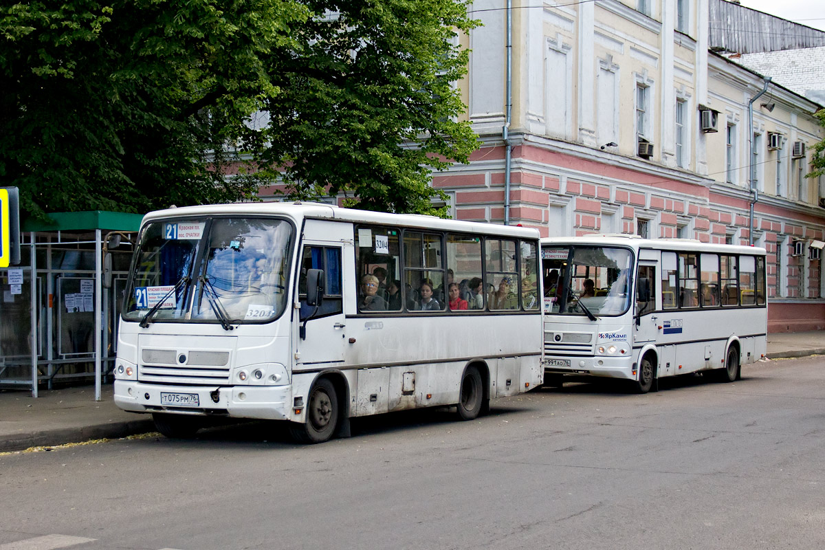 Ярославская область, ПАЗ-320402-03 № 3203; Ярославская область, ПАЗ-320412-05 № Р 991 АО 76