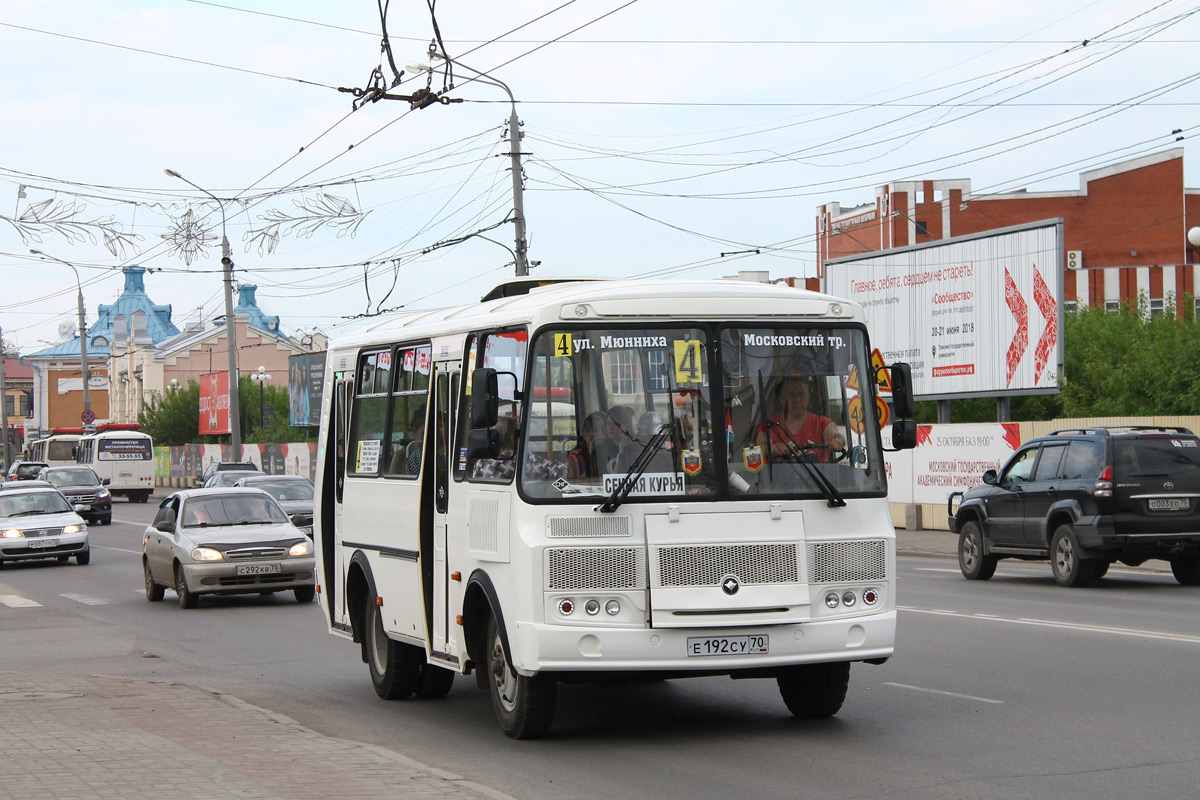 Томская область, ПАЗ-32054 № Е 192 СУ 70