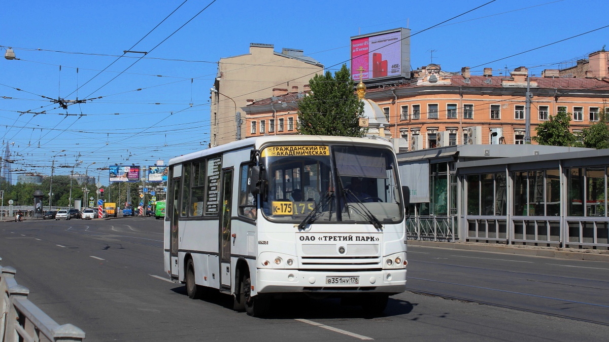 Санкт-Петербург, ПАЗ-320402-05 № В 351 НУ 178