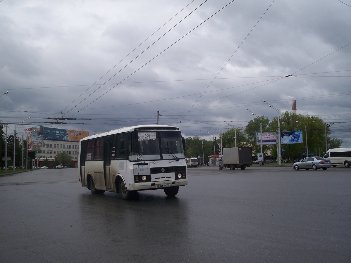 Башкортостан, ПАЗ-32054 № Р 086 АТ 102