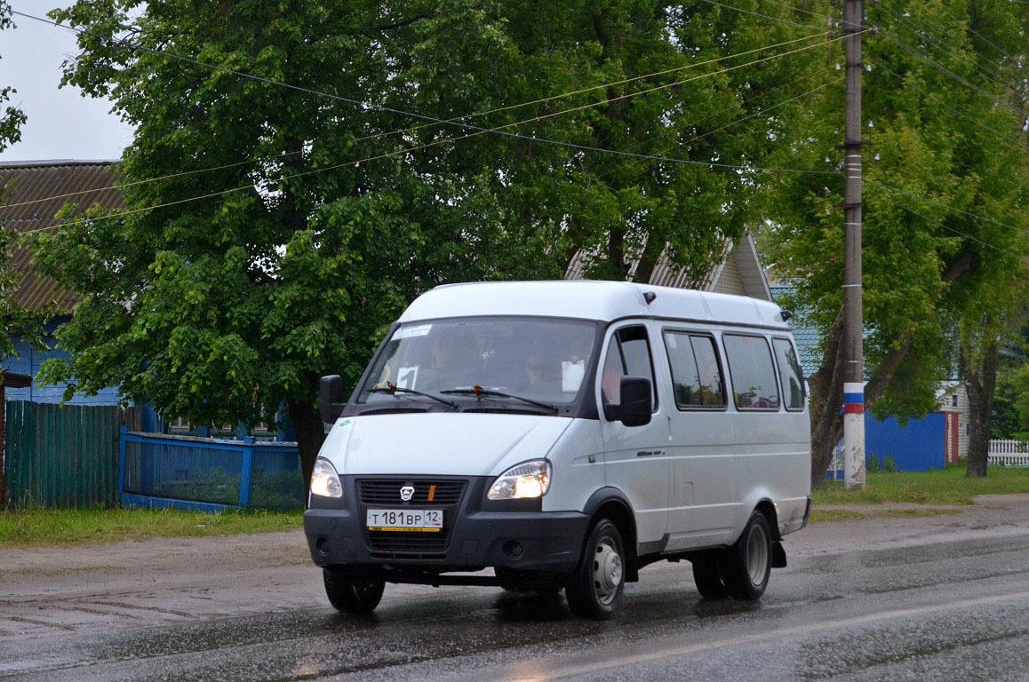 Марий Эл, ГАЗ-322125 (X96) № Т 181 ВР 12