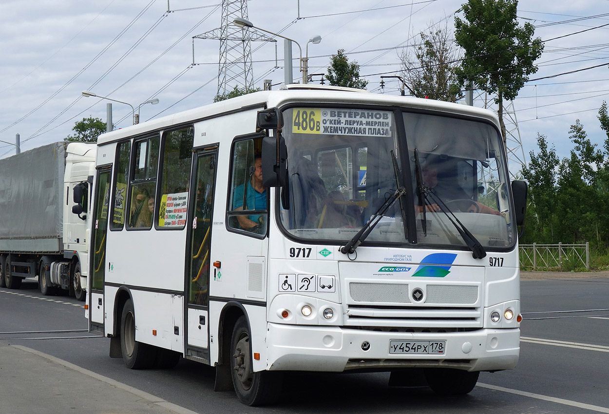 Санкт-Петербург, ПАЗ-320302-11 № 9717