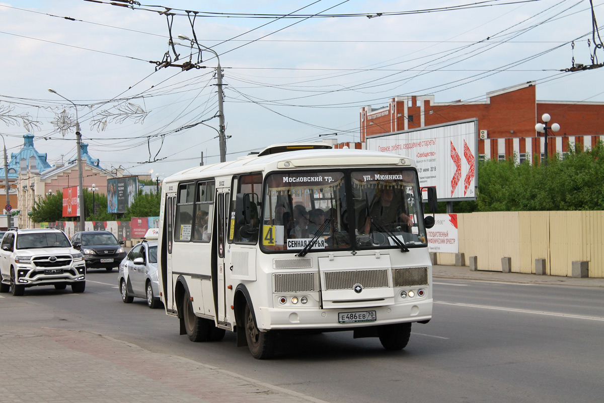 Томская область, ПАЗ-32054 № Е 486 ЕВ 70