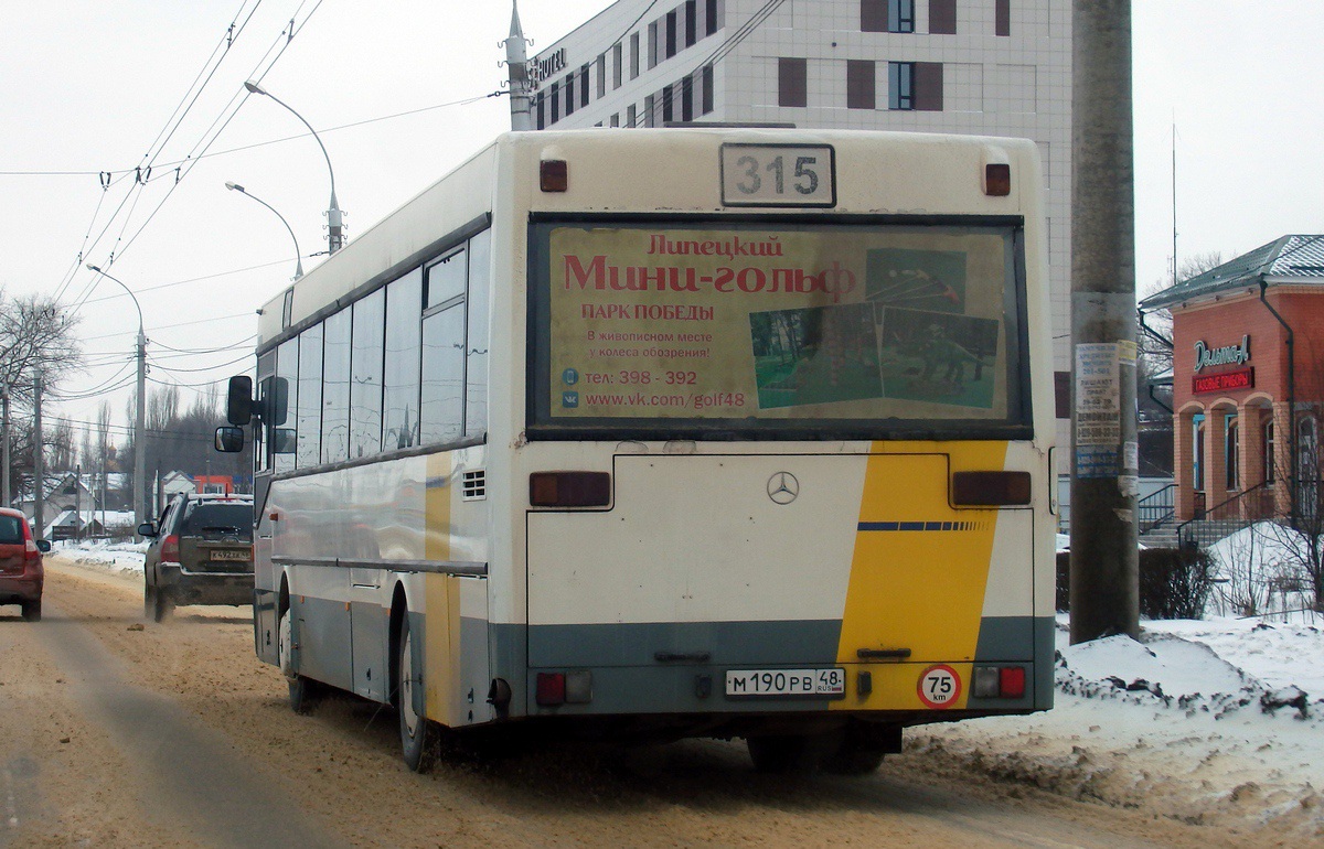 Липецкая область, Mercedes-Benz O405 № М 190 РВ 48