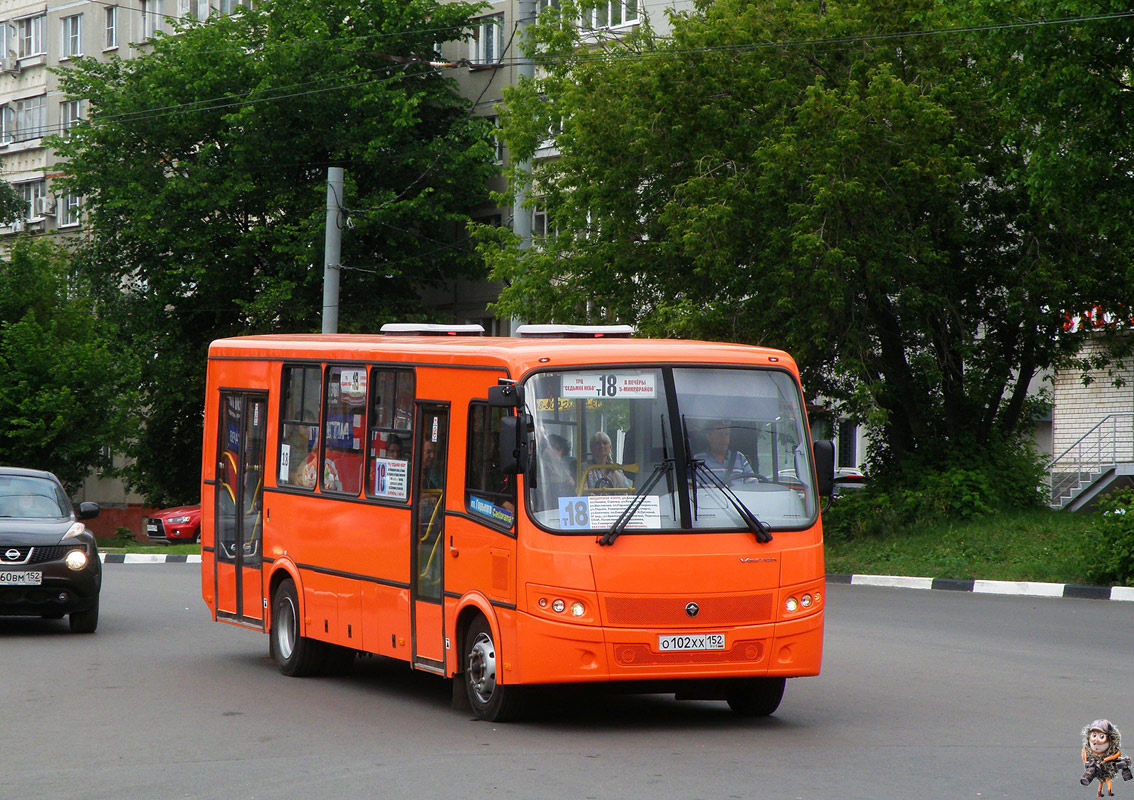 Нижегородская область, ПАЗ-320414-05 "Вектор" № О 102 ХХ 152