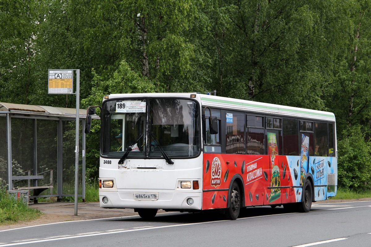 Санкт-Петербург, ЛиАЗ-5293.53 № 3460