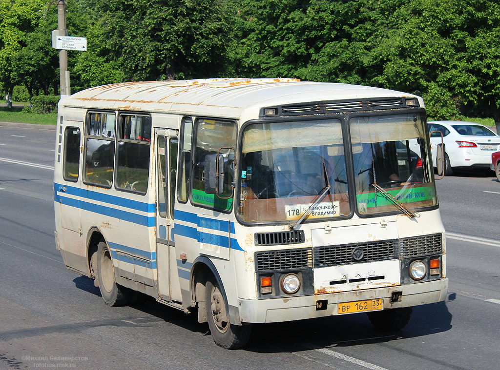 Владимирская область, ПАЗ-32053 № ВР 162 33