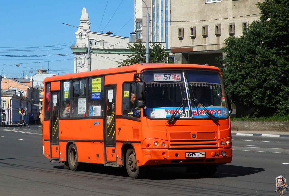 Нижегородская область, ПАЗ-320402-05 № М 017 ЕТ 152