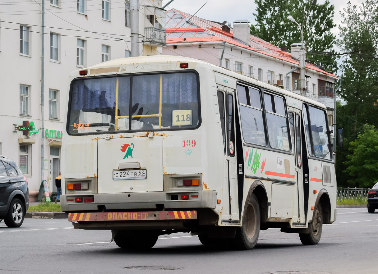 Новгородская область, ПАЗ-32054 № 109