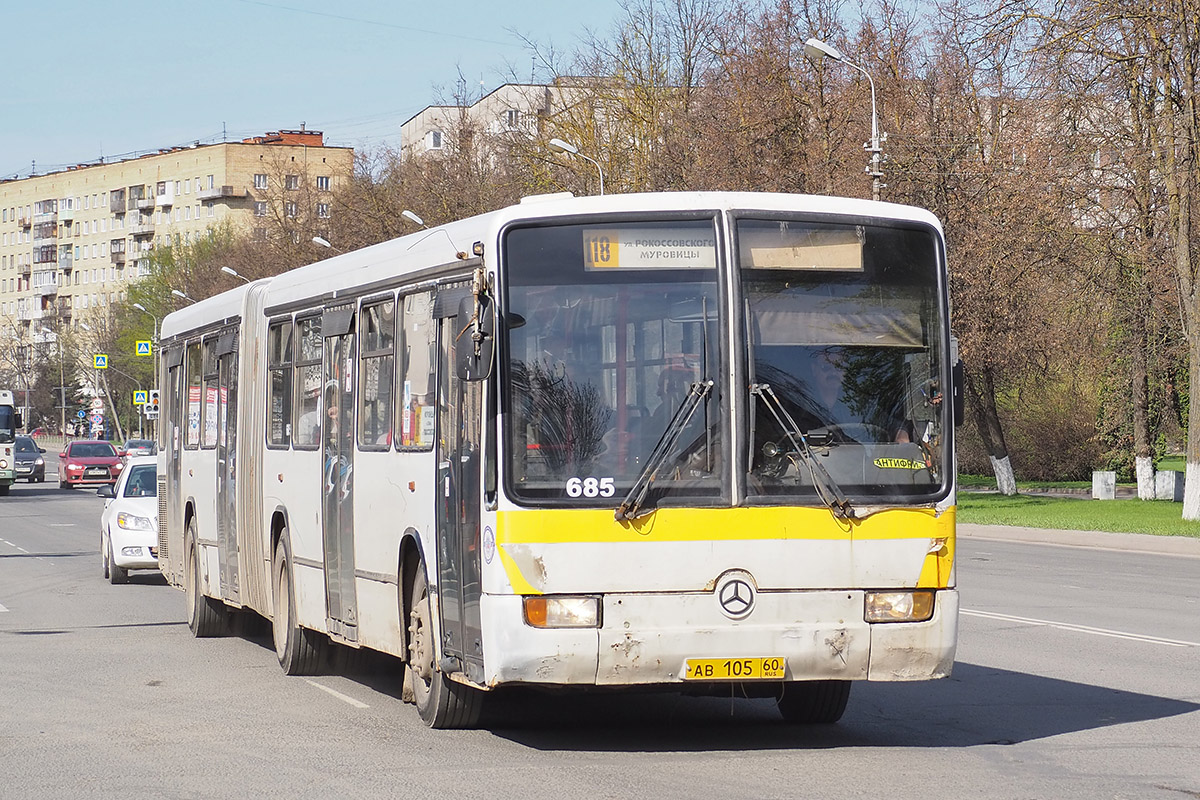 118 автобус в Пскове - маршрут на карте c остановками.