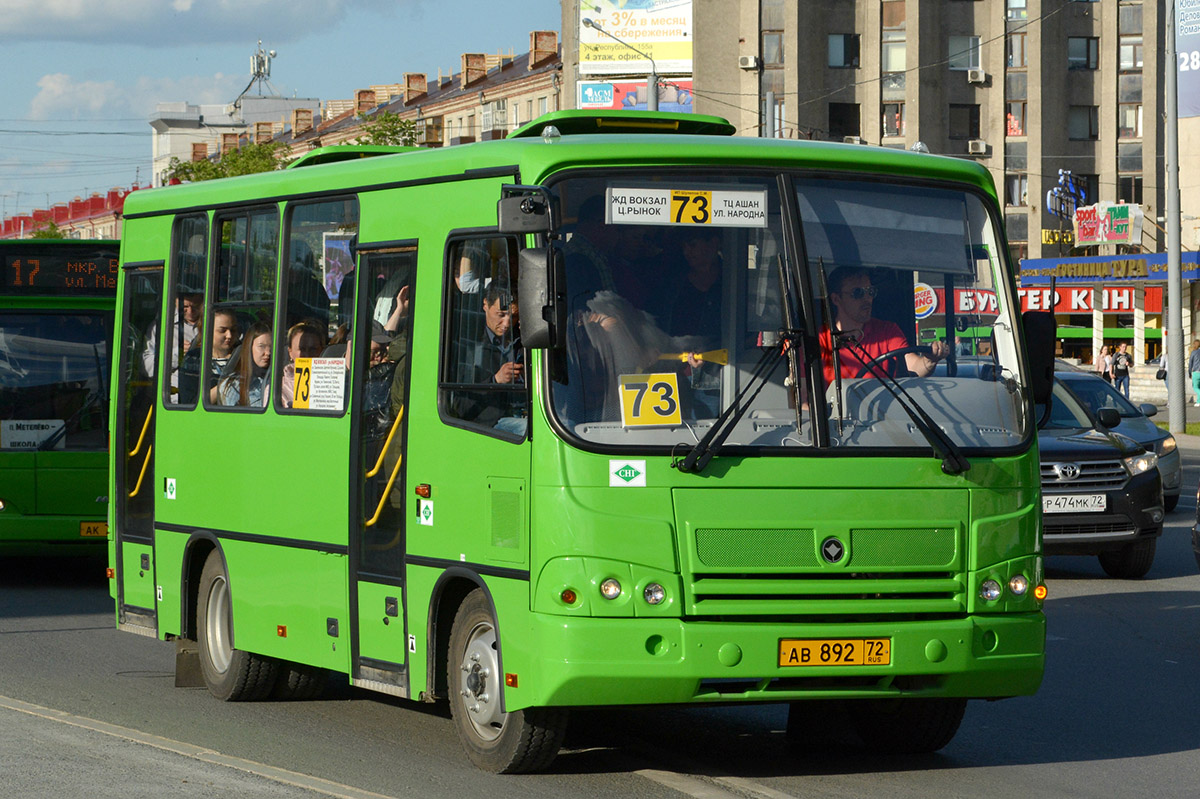 Тюменская область, ПАЗ-320302-22 № АВ 892 72