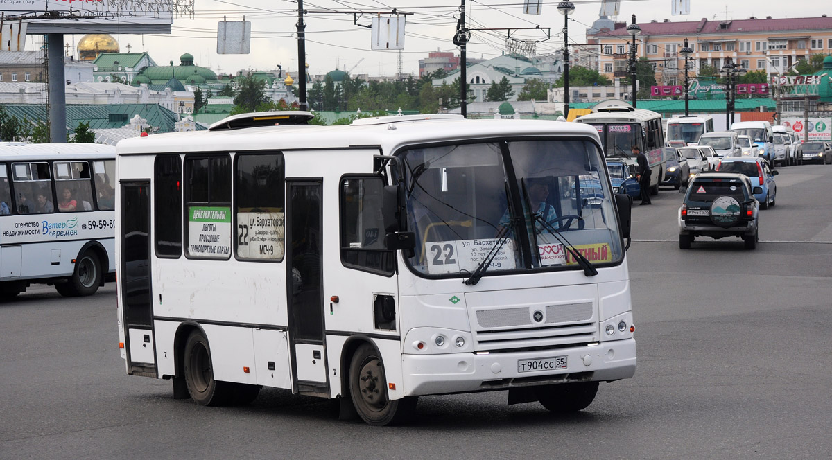 Омская область, ПАЗ-320302-08 № Т 904 СС 55