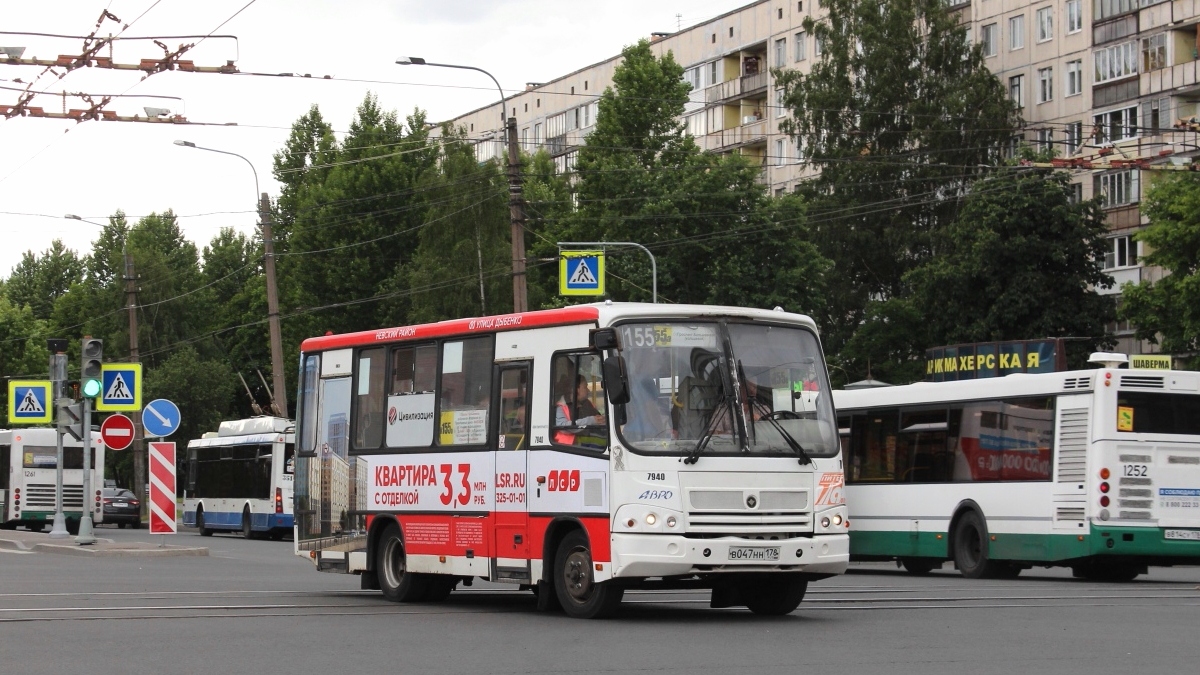 Санкт-Петербург, ПАЗ-320402-05 № 7940