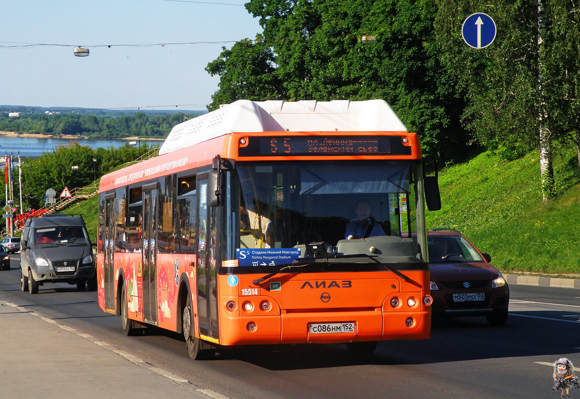 Нижегородская область, ЛиАЗ-5292.67 (CNG) № 15514