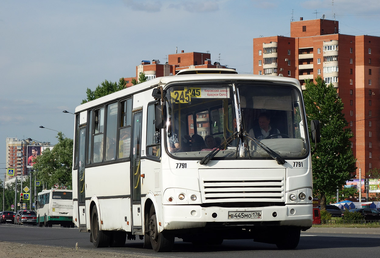 Санкт-Петербург, ПАЗ-320412-05 № 7791