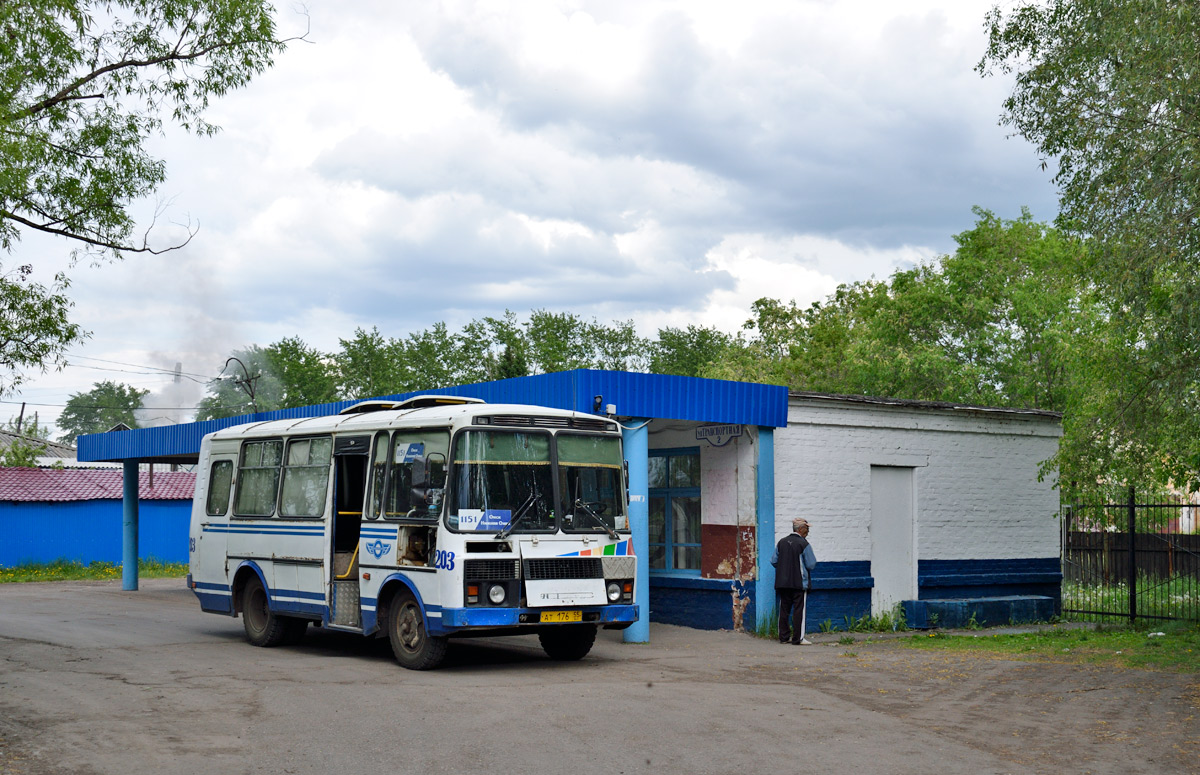 Omsk region, PAZ-32053 # 203; Omsk region — Bus stations