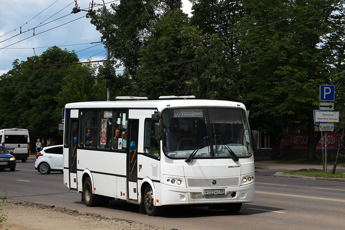 Пензенская область, ПАЗ-320412-04 "Вектор" № Р 022 КО 58