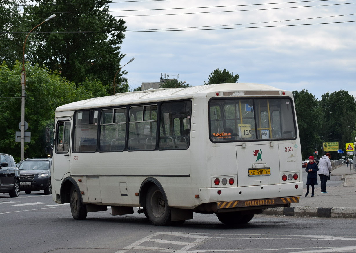 Новгородская область, ПАЗ-32054 № 353