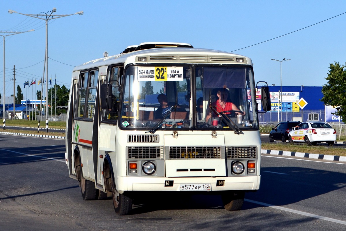 Ставропольский край, ПАЗ-32054 № В 577 АР 152