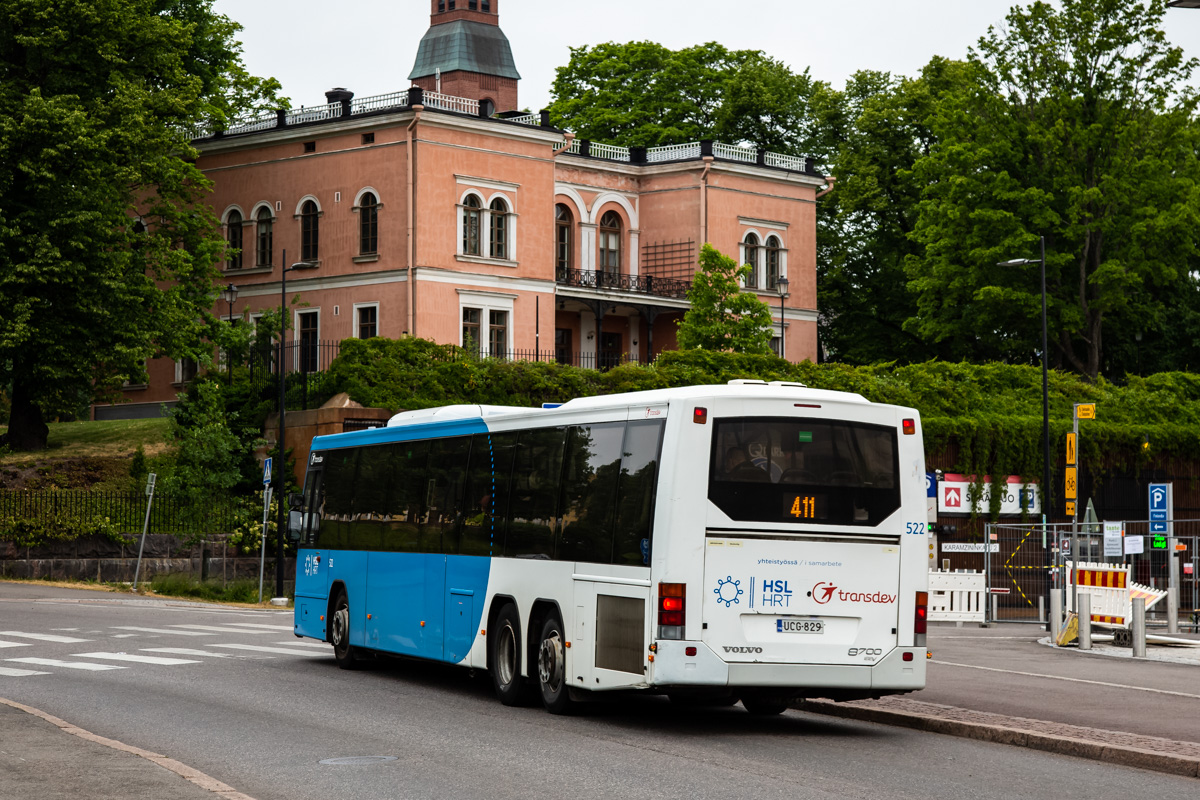 Финляндия, Volvo 8700BLE № 522