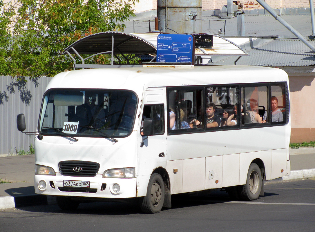 Нижегородская область, Hyundai County LWB (ТагАЗ) № О 374 КО 152