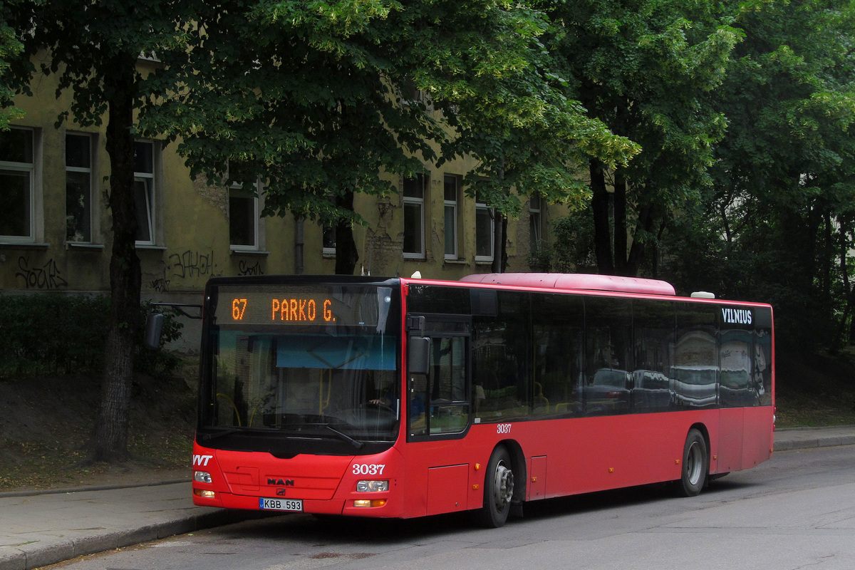 Литва, MAN A21 Lion's City NL273 № 3037