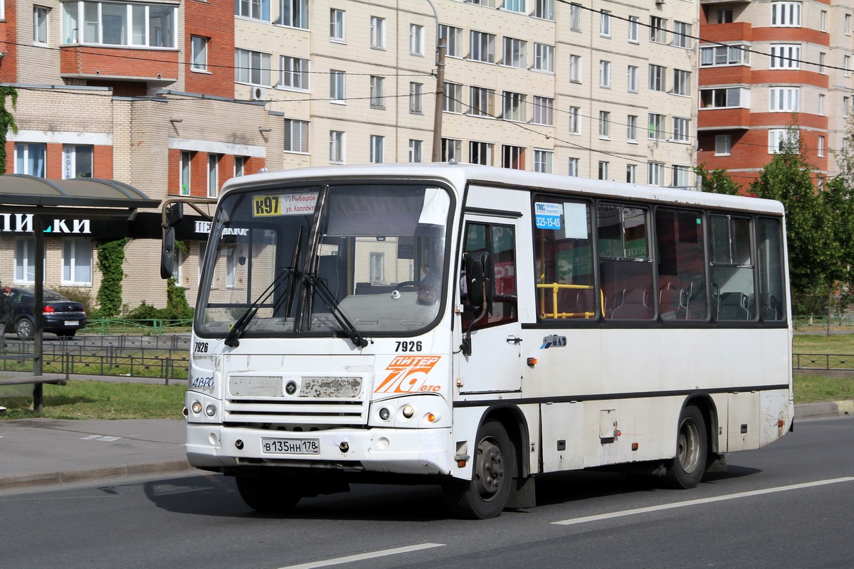 Санкт-Петербург, ПАЗ-320402-05 № 7926