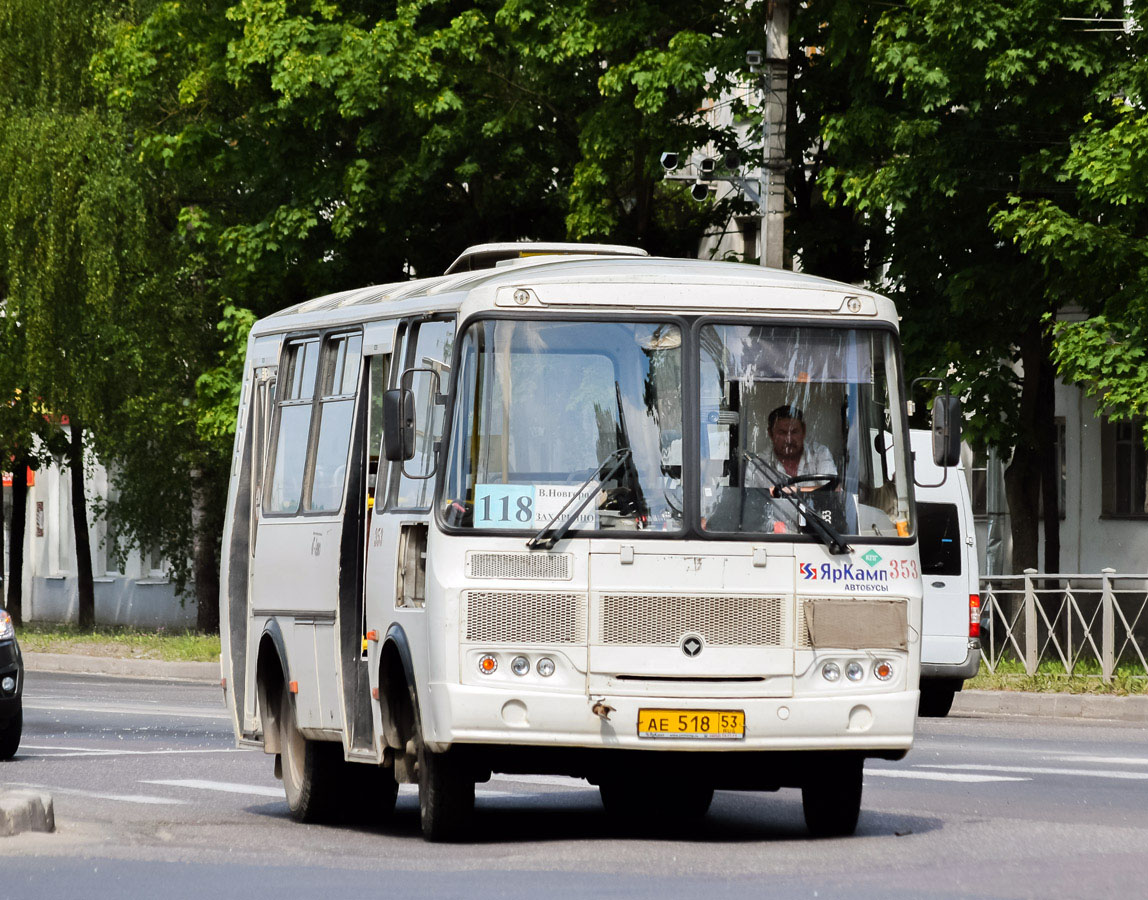 Новгородская область, ПАЗ-32054 № 353