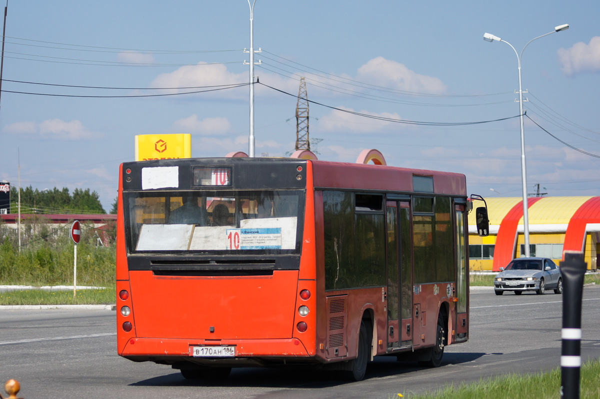 Ханты-Мансийский АО, МАЗ-206.067 № В 170 АН 186