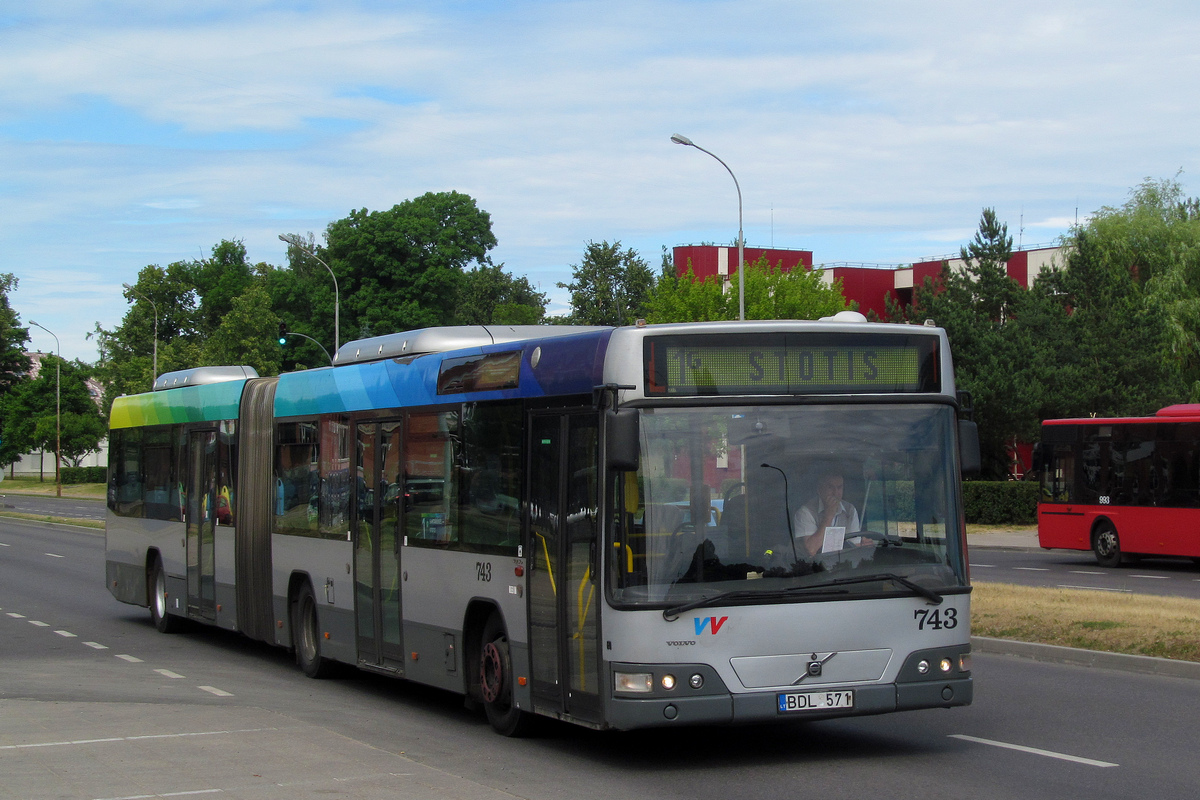 Литва, Volvo 7700A № 743