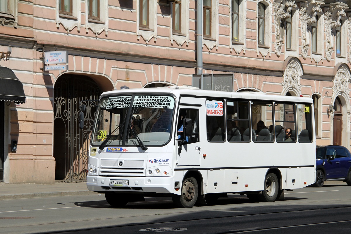 Санкт-Петербург, ПАЗ-320402-05 № У 403 ХВ 178