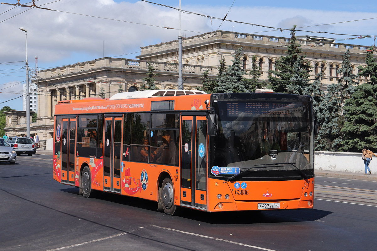 Калининградская область, МАЗ-203.085 № 63086
