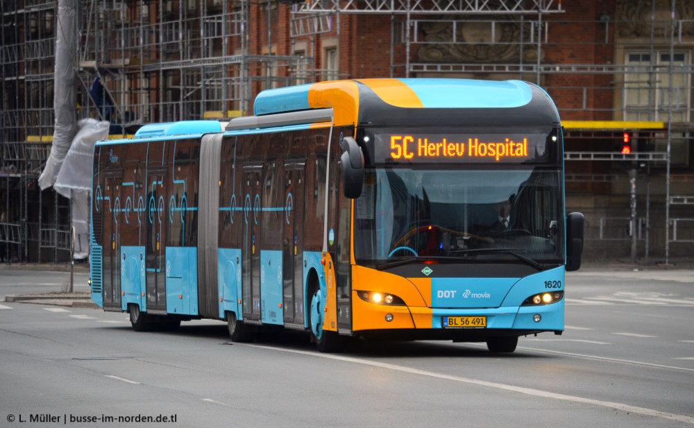 Дания, MAN A40 Lion's City GL NG313 CNG № 1620