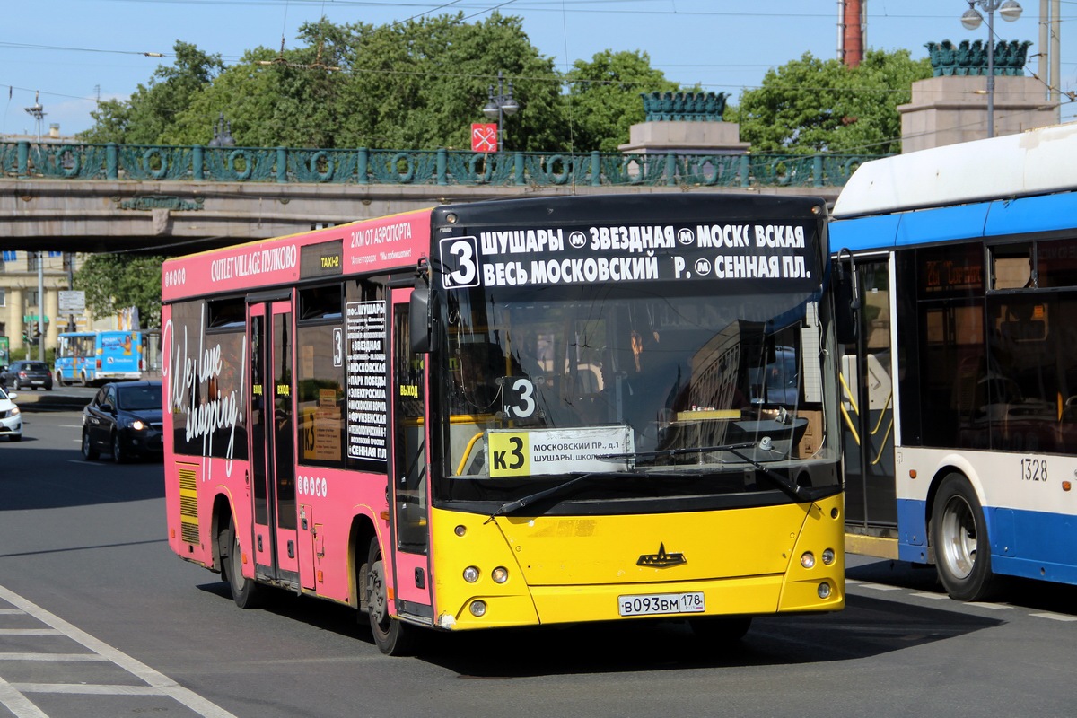 Санкт-Петербург, МАЗ-206.067 № В 093 ВМ 178