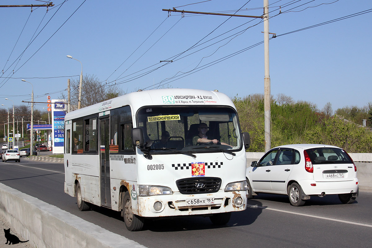 Ростовская область, Hyundai County LWB C09 (ТагАЗ) № 002005