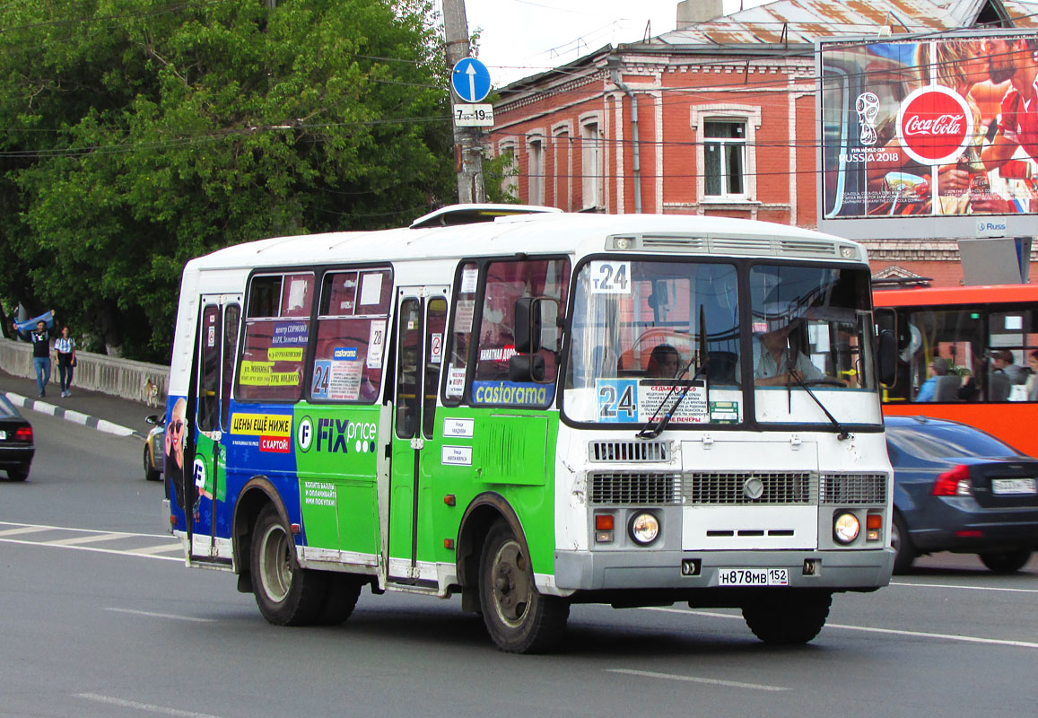 Нижегородская область, ПАЗ-32054 № Н 878 МВ 152